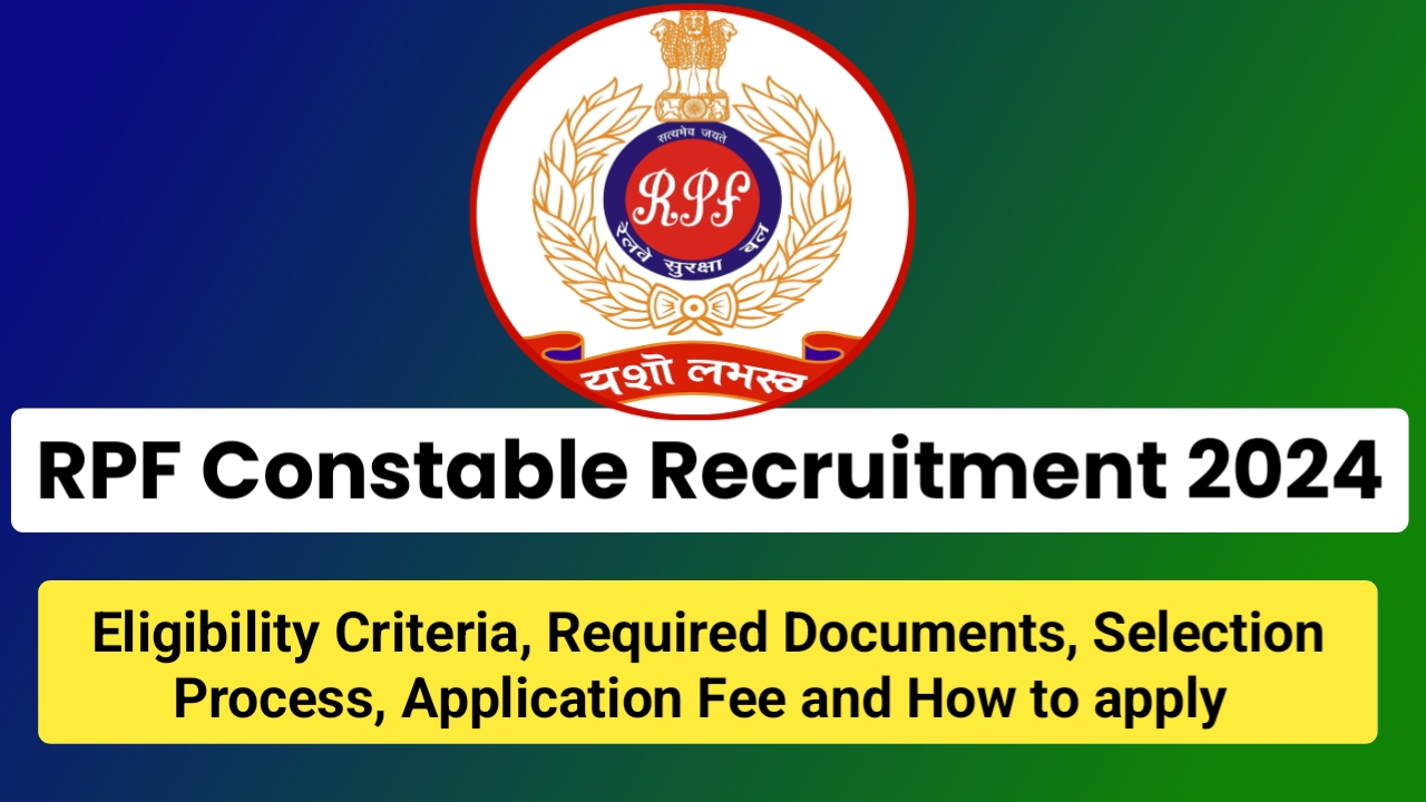 RPF Constable Recruitment 2024